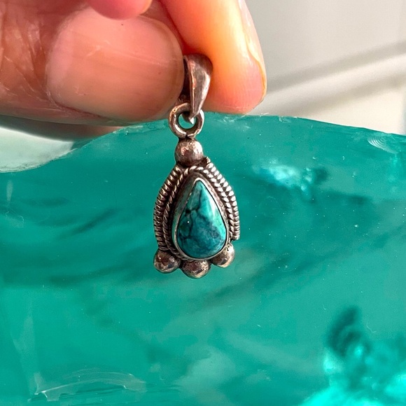 Jewelry - Turquoise Dainty Pendant